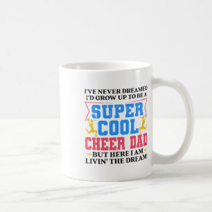 Mens Funny Cheerleading Graphic For Cheer Dads Che Coffee Mug