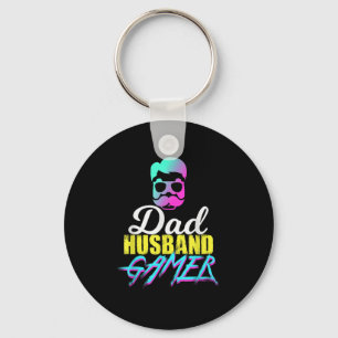 Mens Funny Dad Husband Gamer Quote Key Ring