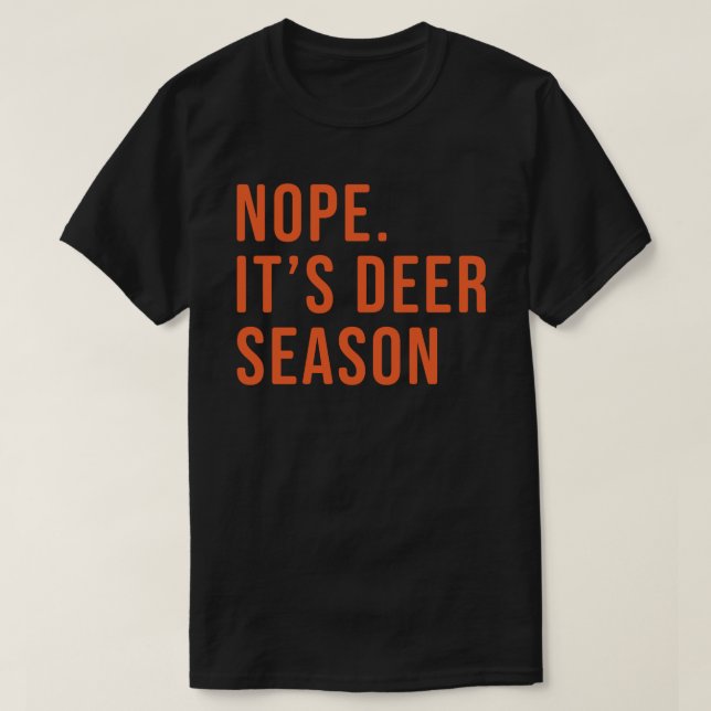 Men's Funny Deer Hunting Shirt (Design Front)