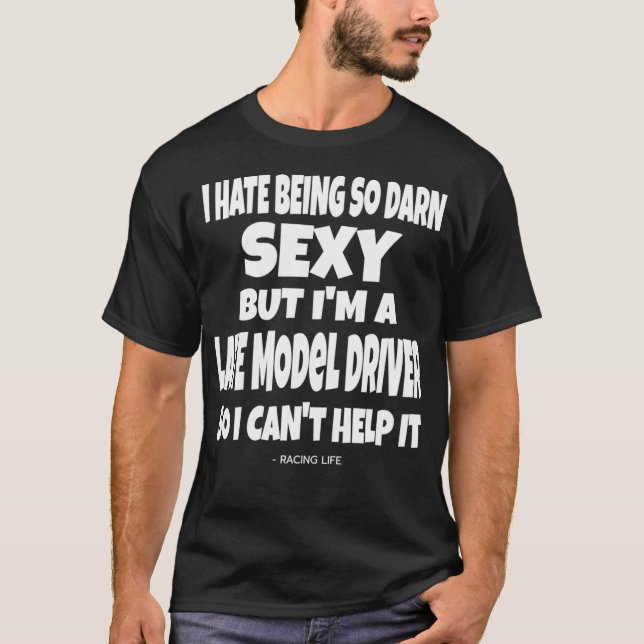 Mens Funny Dirt Track Racing Quote Late Model T-Shirt (Front)