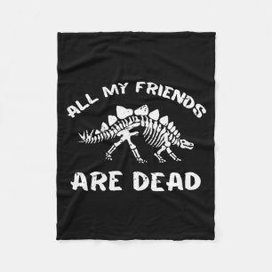 Mens Funny Friends Are Government Agencyd Friend Fleece Blanket