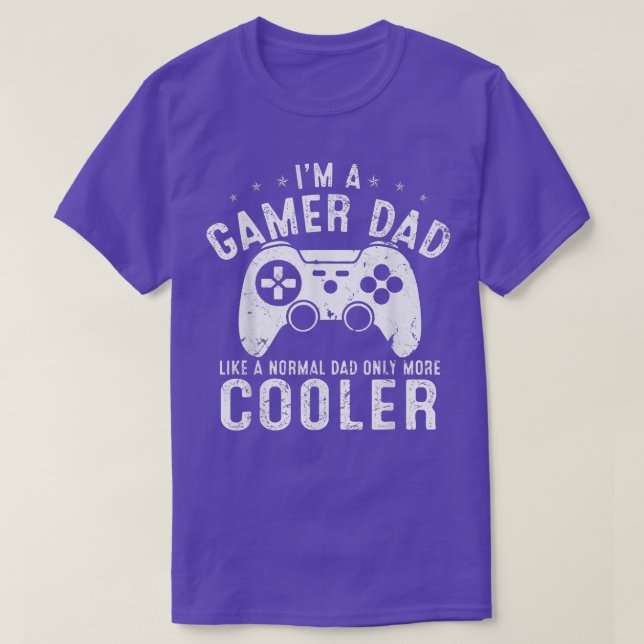 Mens Funny Gamer Dad Father's Day  Video Game Gami T-Shirt (Design Front)