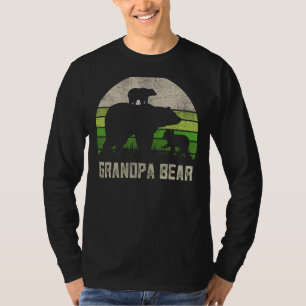Mens Funny Grandad From Grandkids Grandpa Bear 2 T-Shirt
