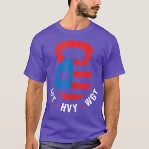 Mens Funny Gym Bro Fitness Workout Gear, American T-Shirt