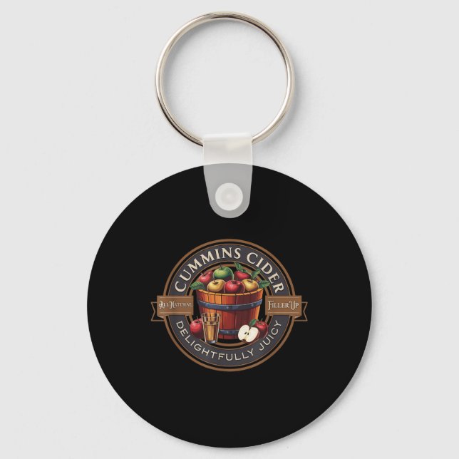 Mens Funny Haul Cummins Cider  Key Ring (Front)