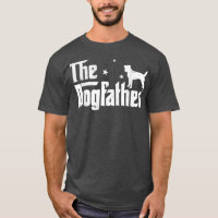 Mens Funny Jack Russell Terrier Dogfather Distress