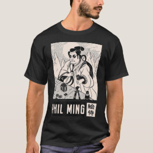 Mens Funny Japanese Filming Filmmaker Phil Ming T-Shirt
