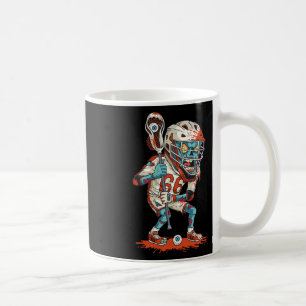 Mens Funny Lacrosse Zombie Player Lax Lazy Hallowe Coffee Mug