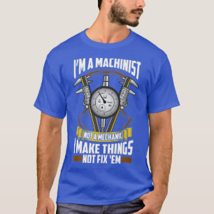 Mens Funny Machinist Operator CNC Machinist Job T-Shirt