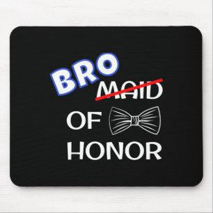 Mens funny man wedding matching bachelor party bro mouse pad