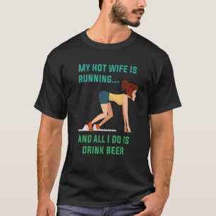 Mens Funny Marathon Running and Cross Country Runn T-Shirt
