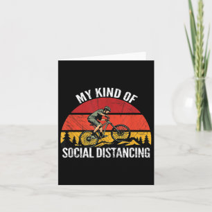 Mens Funny Mountain Bike Mtb Quotes Biker Cyclist Card