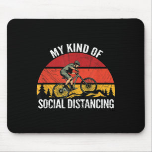 Mens Funny Mountain Bike Mtb Quotes Biker Cyclist Mouse Pad