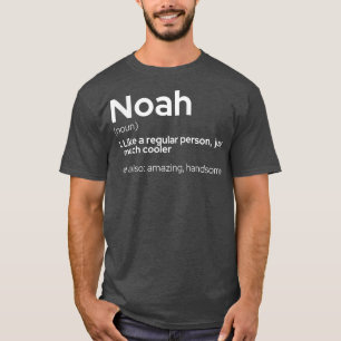 Mens Funny Personalised First Name Noah T-Shirt