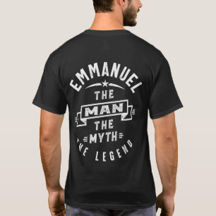 Mens Funny Personalised Name Emmanuel T-Shirt