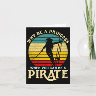Mens funny pirate freebooter for women lover of a card