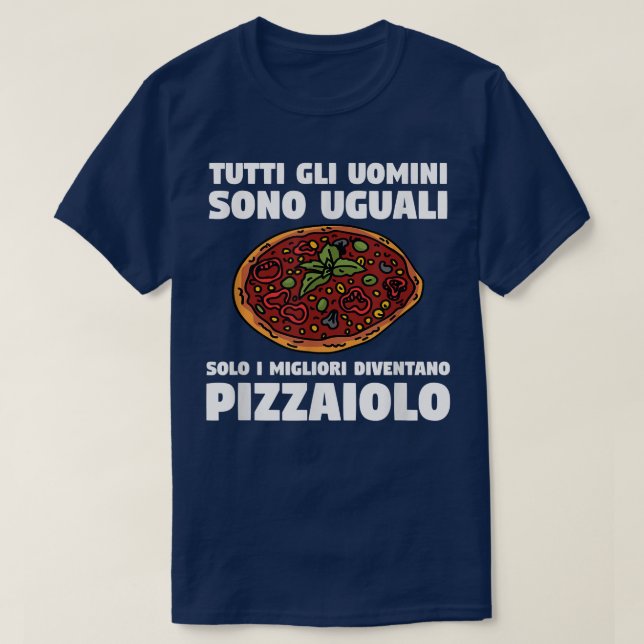 Mens Funny Pizza Baking Gift Idea For Pizza Maker  T-Shirt (Design Front)
