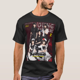 Mens Funny Purple Band-Maid Light Blue Cool Graphi T-Shirt