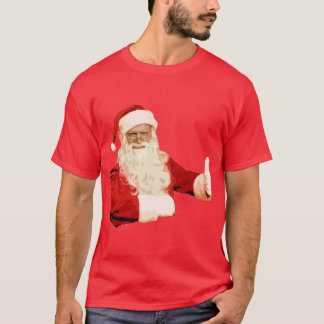 Mens Funny Santa Christmas Longsleeve Shirt Top
