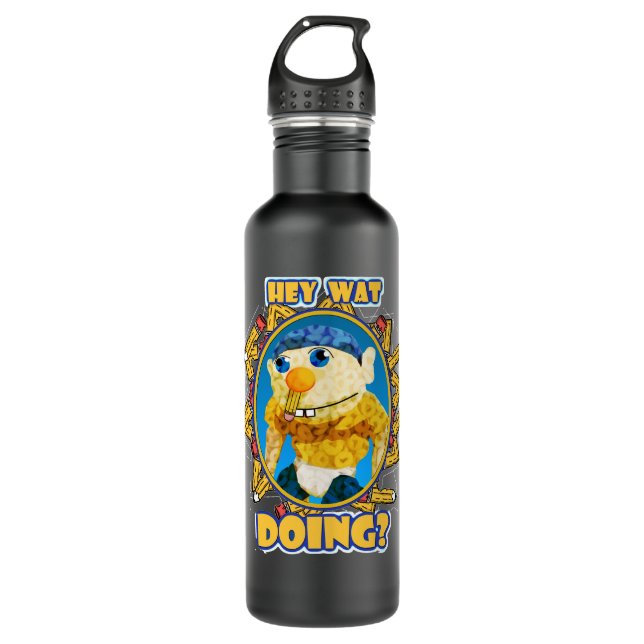 Mens Funny Super Gaming Mario Gifts For Music Fans 710 Ml Water Bottle (Front)