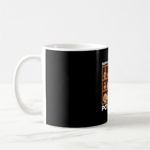 Mens funny support local pot dealer terracotta coffee mug