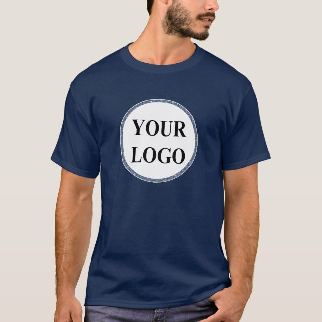 Men's Funny T-Shirt ADD LOGO Humour Typography (Front)