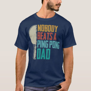 Mens Funny Table Tennis Lover Graphic for Dads T-Shirt