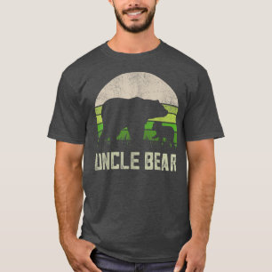 Mens Funny Uncle Bear Shirts From Niece & Nephew, 
