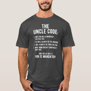 Mens Funny Uncle Gifts From Niece Nephew The T-Shirt