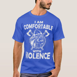 Mens Funny Viking Odin Nordic Im Comfortable Viole T-Shirt