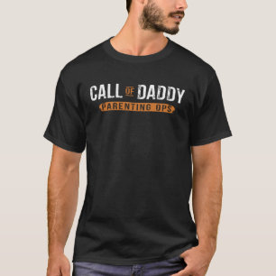 Mens Gamer Dad Call of Daddy Parenting Ops Father T-Shirt
