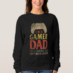 Mens Gamer Dad - Video Gaming Fathers Day Sweatshirt