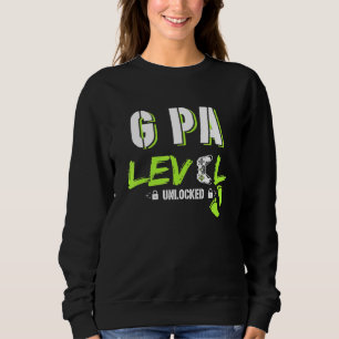Mens Gaming G Pa Level Unlocked Gamer Levelled Up  Sweatshirt