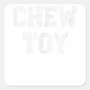 Mens Gay Cruising CHEW TOY Rainbow Flag Gay Pride Square Sticker