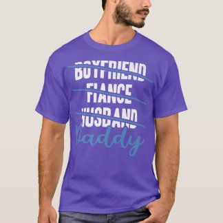 Mens Gender Reveal Husband Daddy  Party Pregnancy  T-Shirt