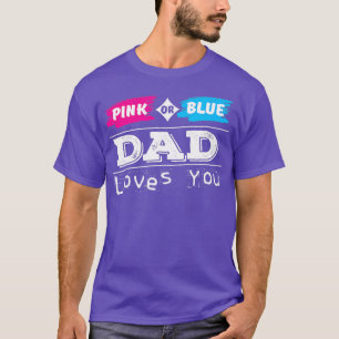 Mens Gender Reveal Party for Mum and Dad T-Shirt