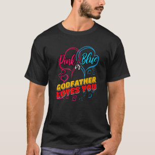 Mens Gender Reveal Party Team Baby Shower Pinkness T-Shirt