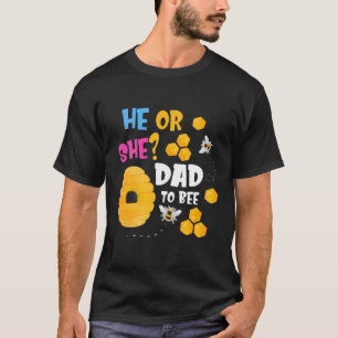 Mens Gender Reveal What Will It Bee Gift He Or She T-Shirt