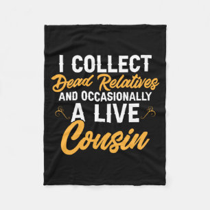 Mens Genealogy Collect Government Agencyd Fleece Blanket