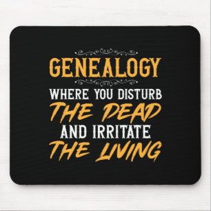 Mens Genealogy Where Disturb The Government Mouse Pad