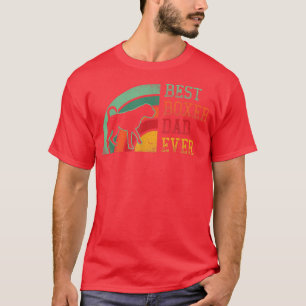Mens German boer dog or puppy owner DAD retro dist T-Shirt