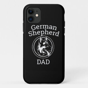 Mens German Shepherd Dad iPhone 11 Case