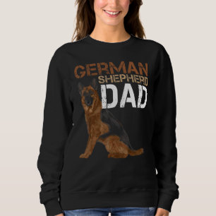 Mens German Shepherd Dad Owner Shepard German Dog  Sweatshirt