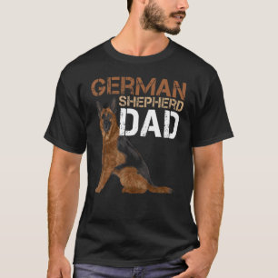 Mens German Shepherd Dad Owner Shepard German Dog T-Shirt