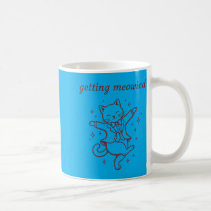 Mens Getting Meowied Cat Wedding Funny Bride Groom Coffee Mug