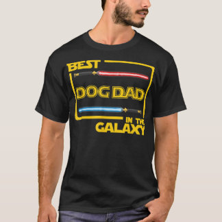 Mens Gift Best Dog Dad in the Galay Funny Dog  T-Shirt