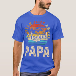 Mens Gift For Fathers Day Papa A Title Just Above T-Shirt