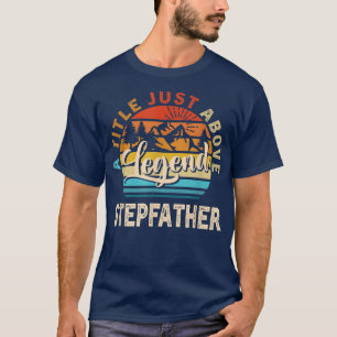 Mens Gift For Fathers Day Stepfather A Title Just T-Shirt
