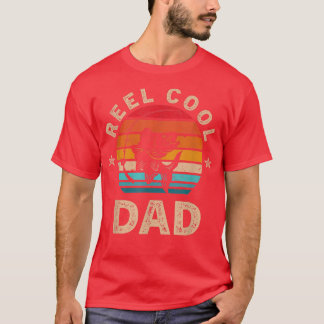 Mens Gift For Fathers Day Tee  Reel Cool Dad Fishi