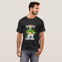 Mens Gift Sports Bowling Shirt ALLEY GATOR